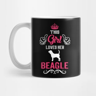 This Girl Loves Her BEAGLE Cool Gift Mug